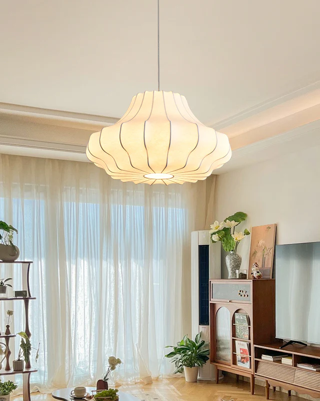 WOMO Japandi Silk Pendant Light-WM2947 - Image 22