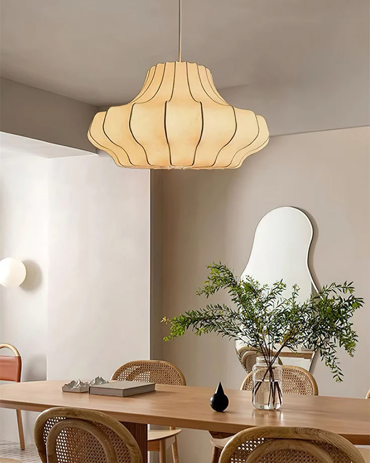 WOMO Japandi Silk Pendant Light-WM2947 - Image 4