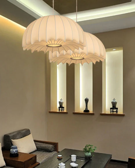 WOMO Jellyfish Silk Pendant Light-WM2974 - Image 8