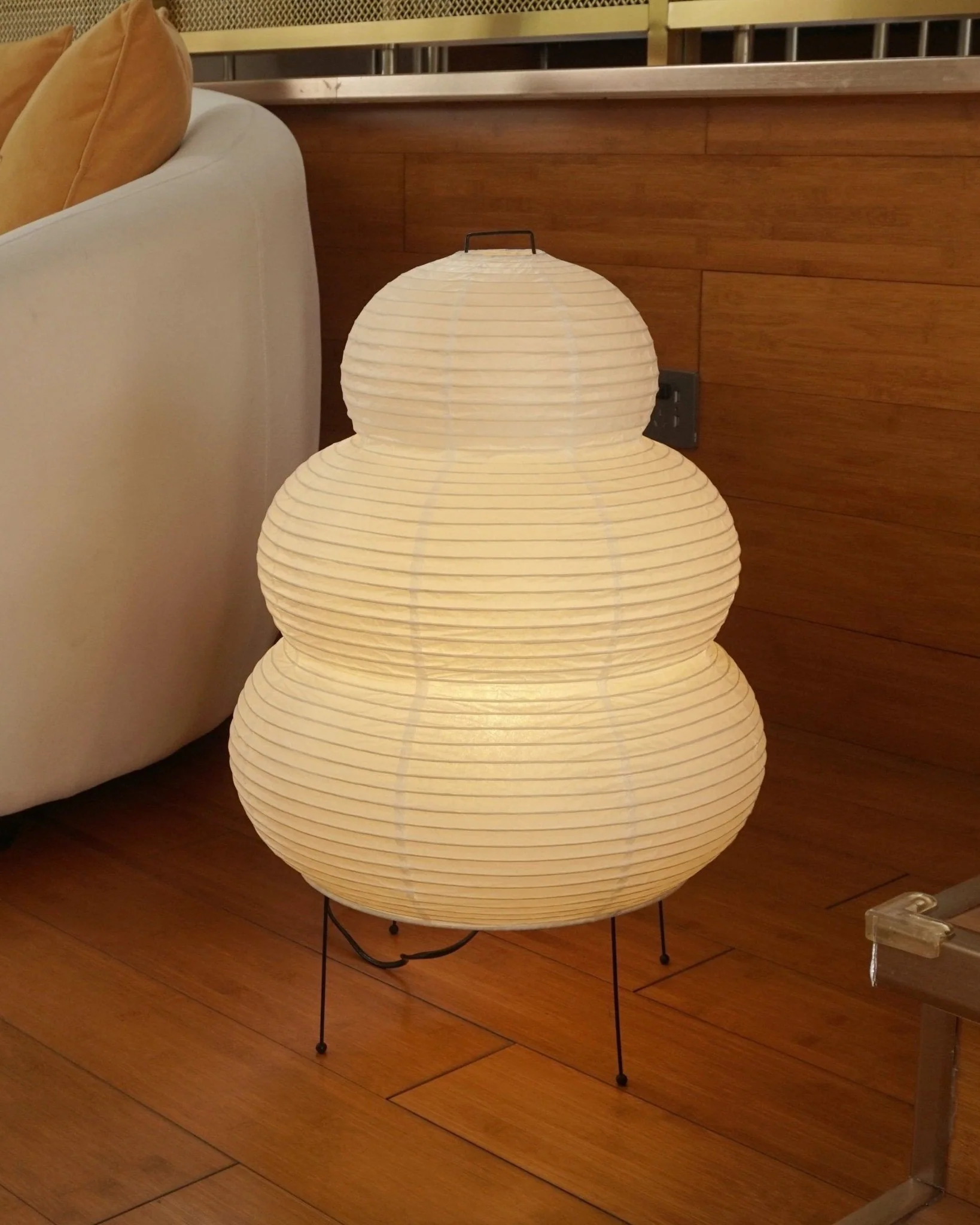 WOMO Lantern Fabric Floor Lamp-WM7091 - Image 9