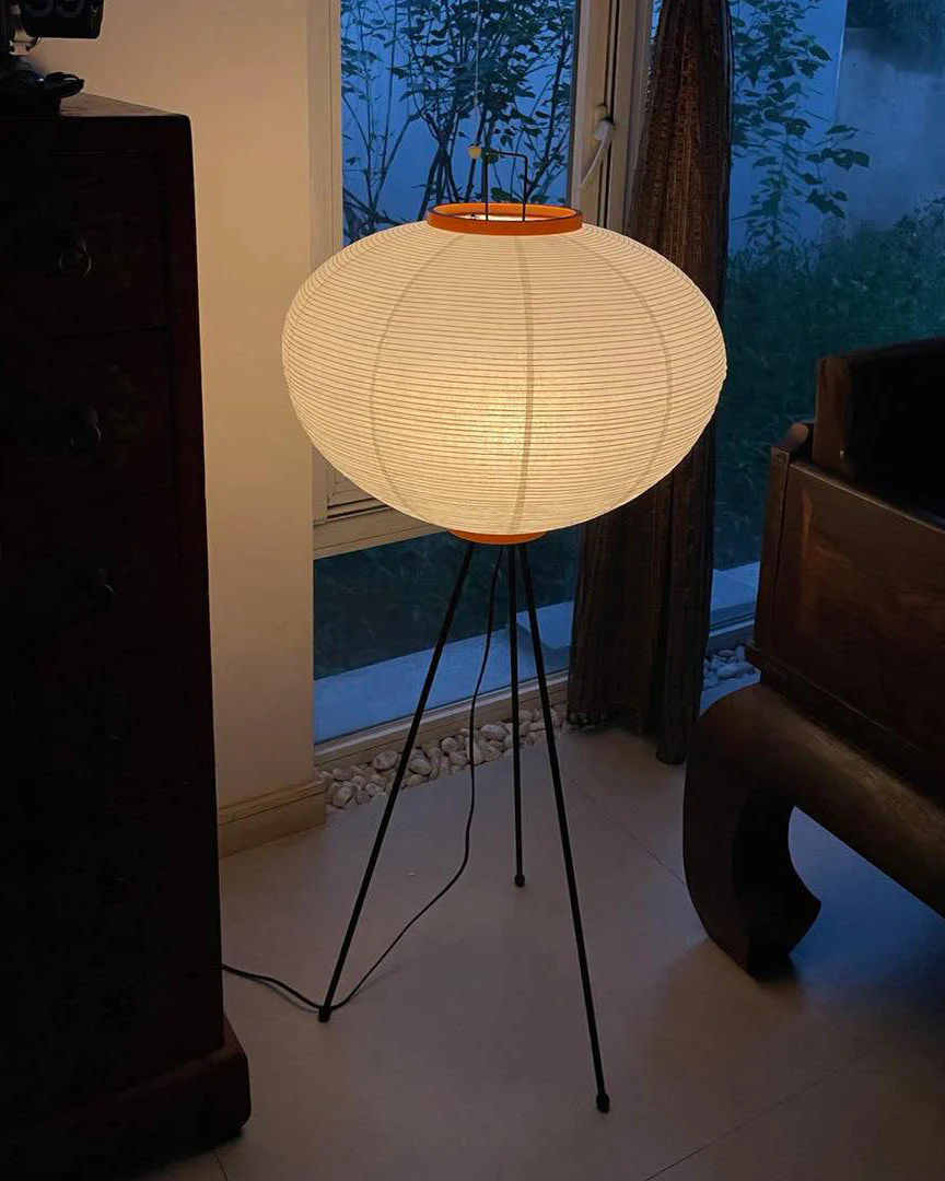 WOMO Lantern Tripod Fabric Floor Lamp-WM7090 - Image 10