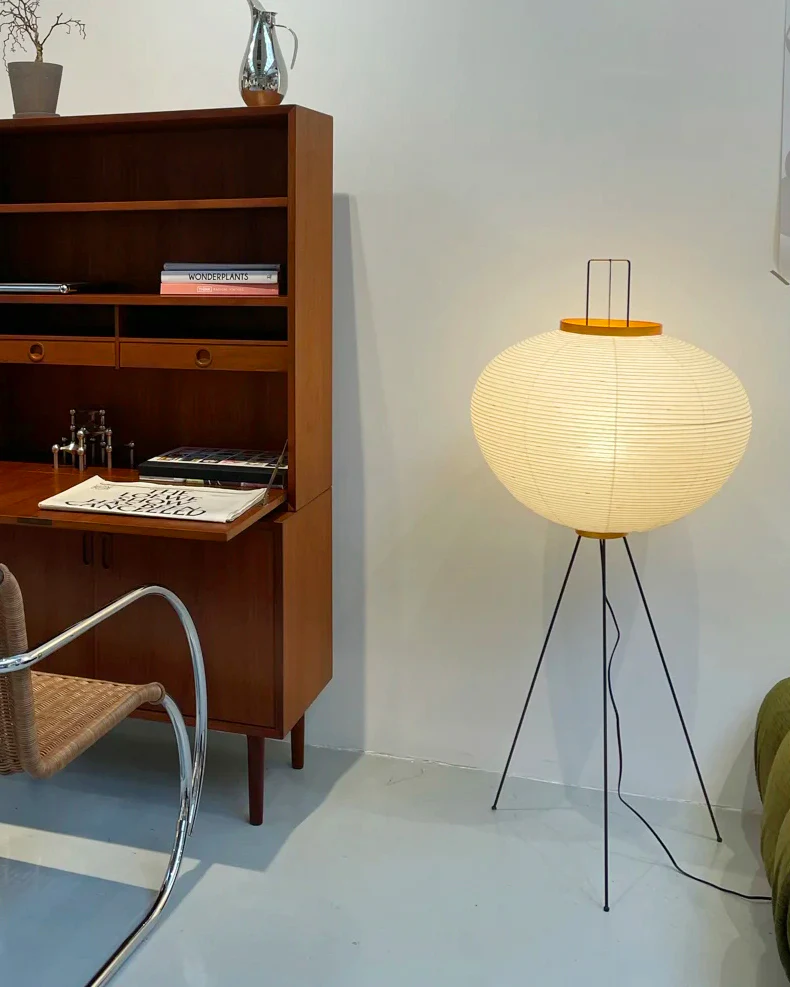 WOMO Lantern Tripod Fabric Floor Lamp-WM7090 - Image 13
