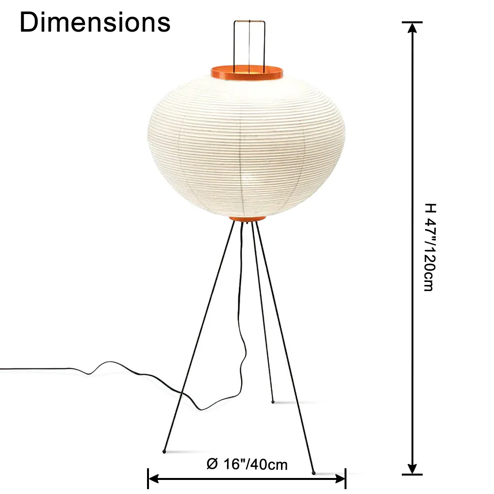 WOMO Lantern Tripod Fabric Floor Lamp-WM7090 - Image 28
