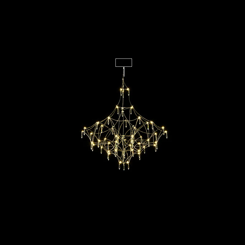 WOMO Large Sculptural Crystal Chandelier-WM2201 - Image 122