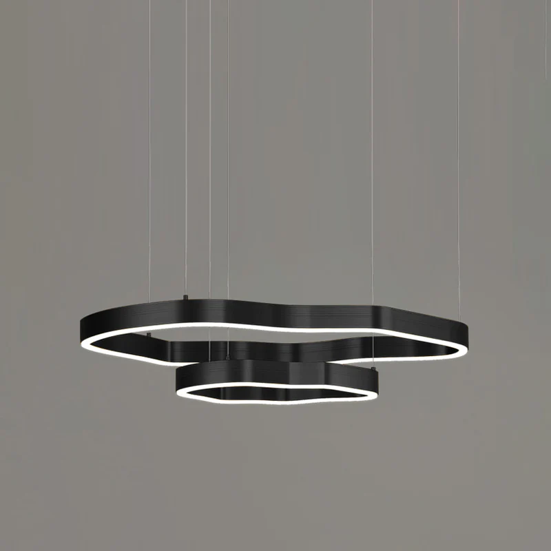 WOMO Oversized Tiered led Ring Chandelier-WM2599 - Image 17