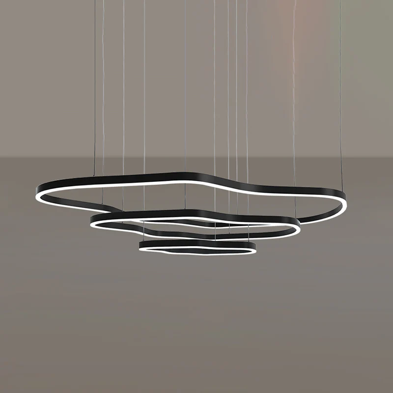 WOMO Oversized Tiered led Ring Chandelier-WM2599 - Image 21