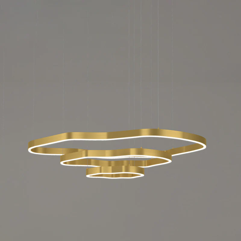 WOMO Oversized Tiered led Ring Chandelier-WM2599 - Image 35