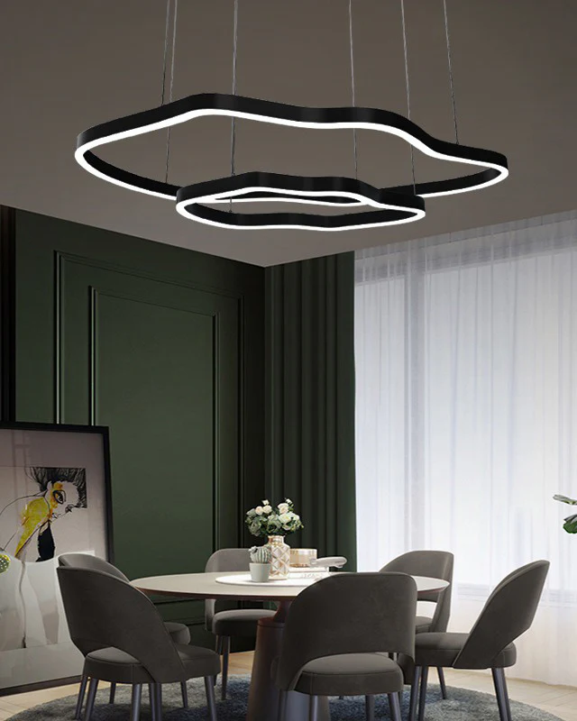 WOMO Oversized Tiered led Ring Chandelier-WM2599 - Image 8