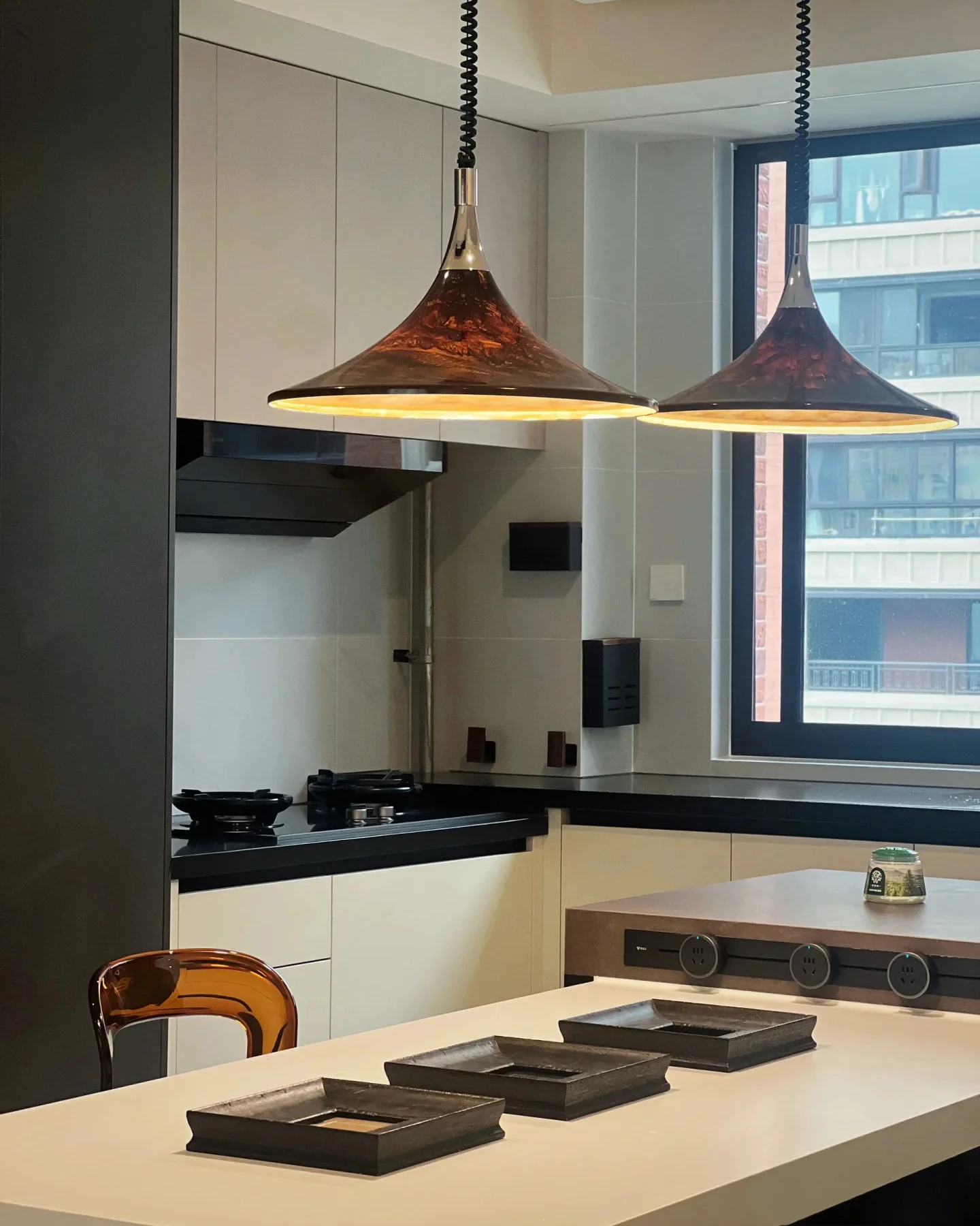 WOMO Lava Cone Rise Fall Pendant Light -WM2823 - Image 14