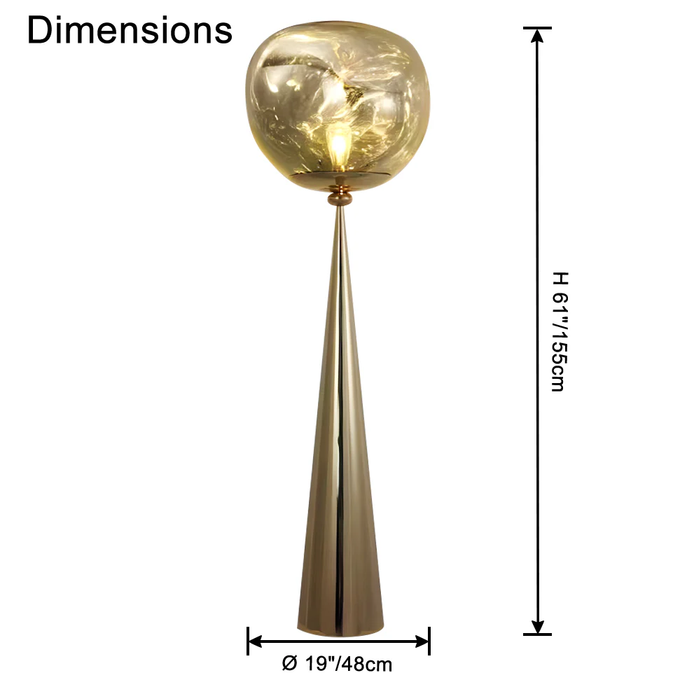 WOMO Lava Globe Floor Lamp-WM7085 - Image 44