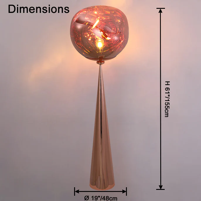 WOMO Lava Globe Floor Lamp-WM7085 - Image 48