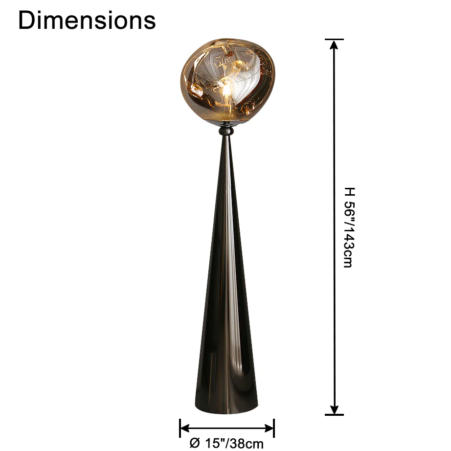 WOMO Lava Globe Floor Lamp-WM7085 - Image 50