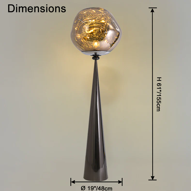 WOMO Lava Globe Floor Lamp-WM7085 - Image 52
