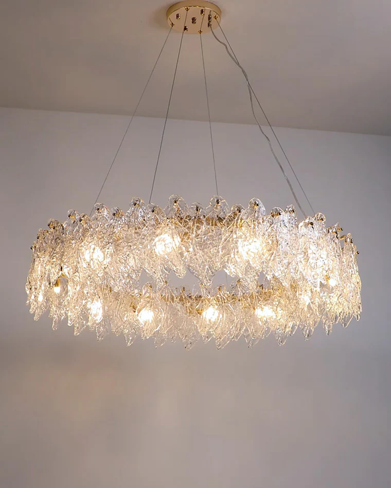 WOMO Leaf Glass Chandelier-WM2374 - Image 13