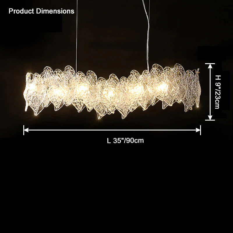 WOMO Leaf Glass Chandelier-WM2374 - Image 21
