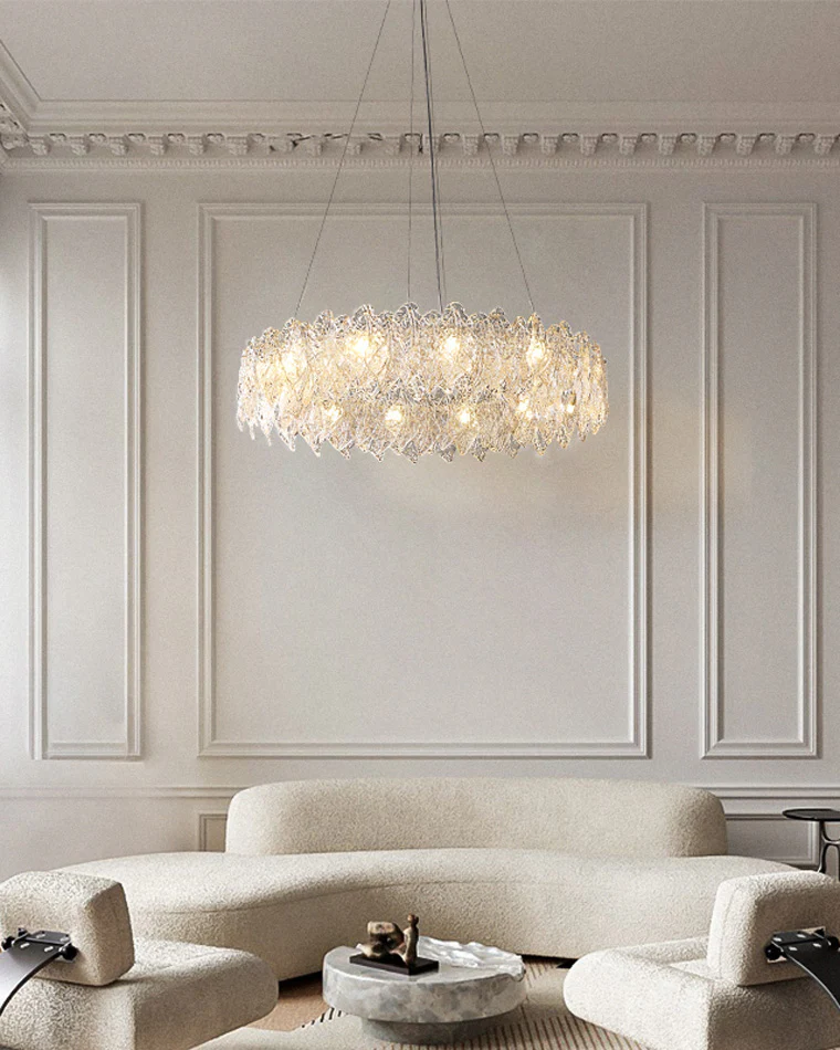 WOMO Leaf Glass Chandelier-WM2374 - Image 3