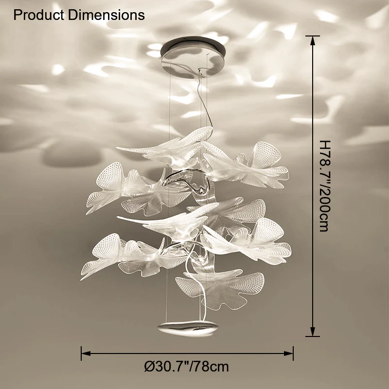 WOMO Leaf Uplight Chandelier-WM2289 - Image 29