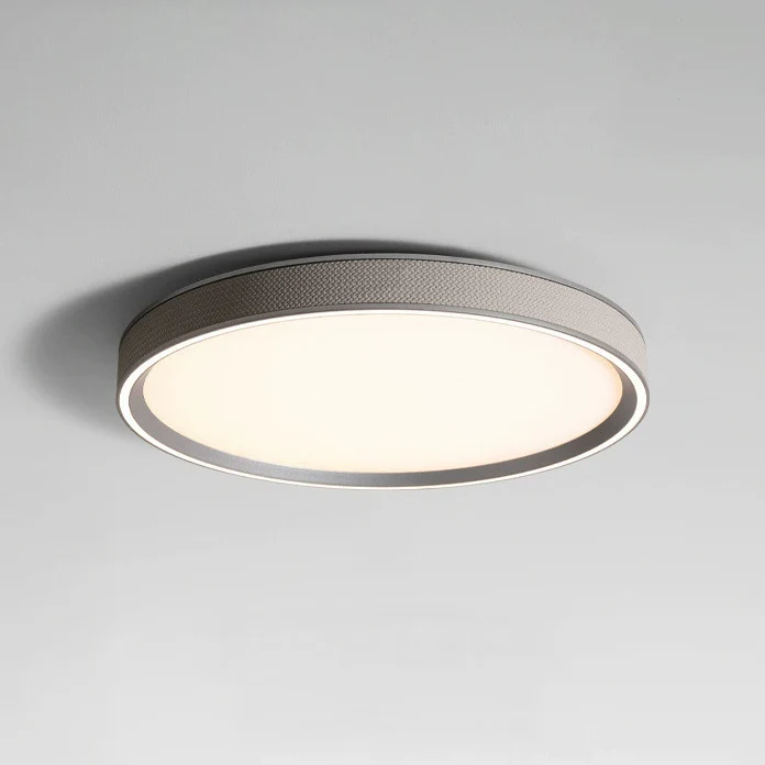 WOMO Leather Round Flat Ceiling Light-WM1225 - Image 9
