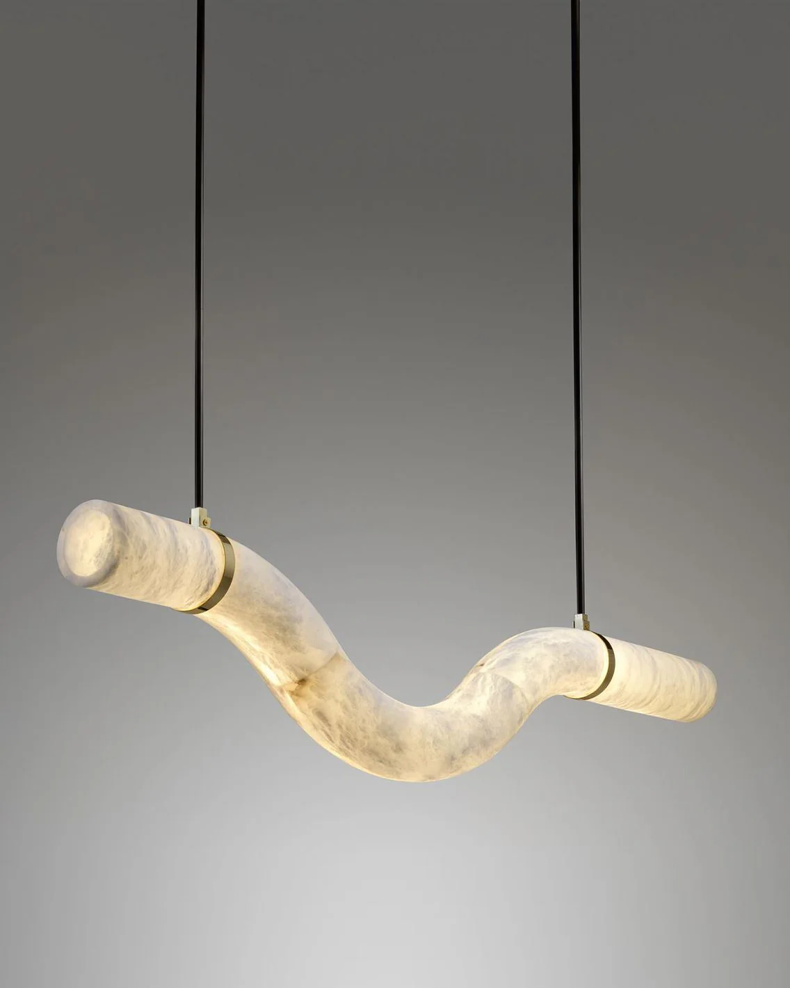 WOMO Liberty Curved Alabaster Pendant Light-WM2891 - Image 7