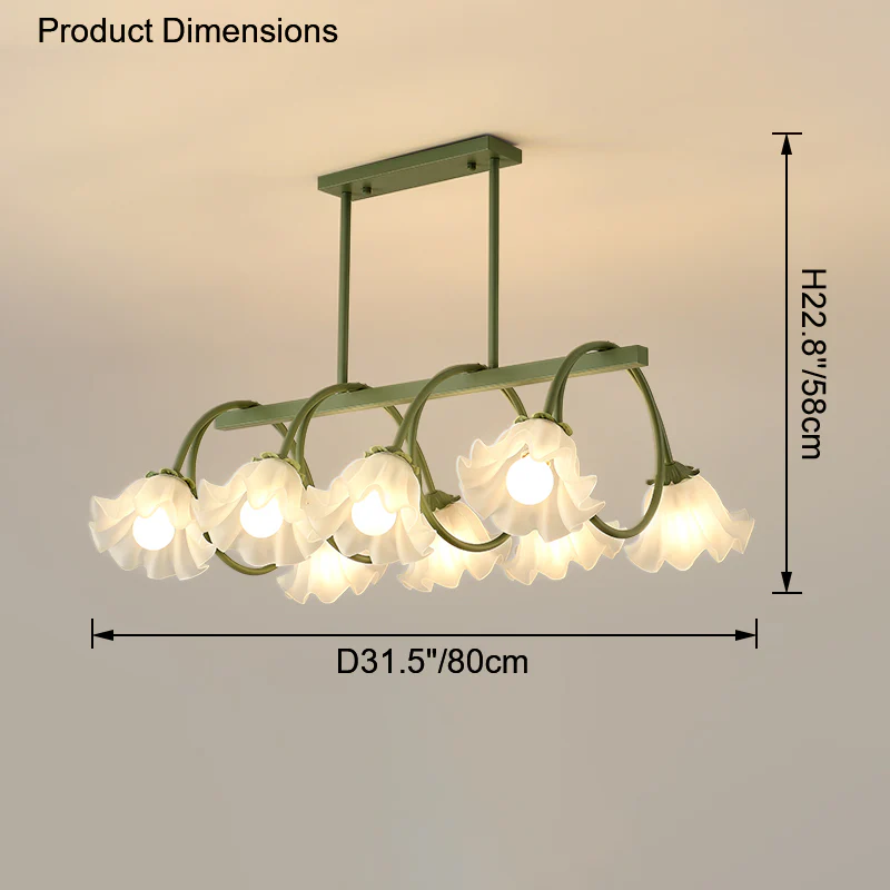 WOMO Lily Linear Chandelier-WM2283 - Image 20