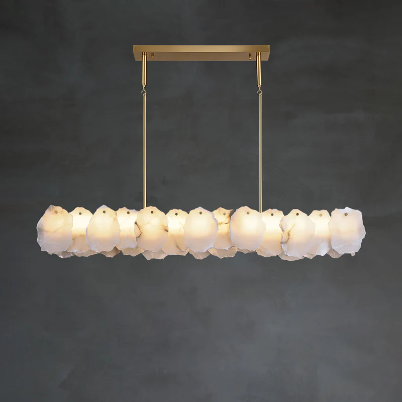 WOMO Linear Alabaster Chandelier-WM2392b - Image 8