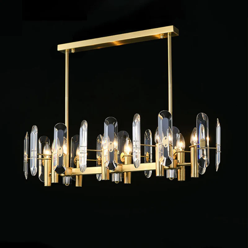 WOMO Linear Crystal Chandelier-WM2459 - Image 10