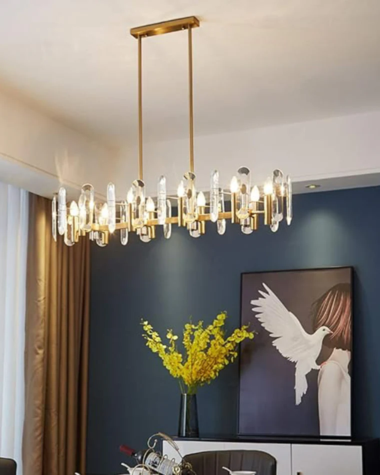 WOMO Linear Crystal Chandelier-WM2459 - Image 2