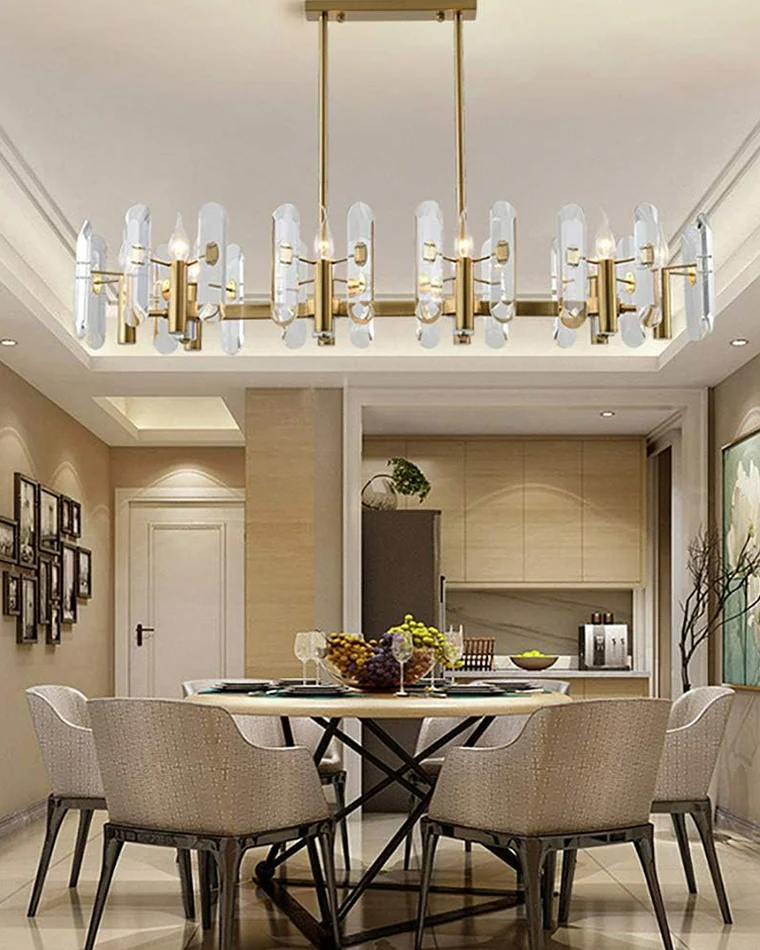 WOMO Linear Crystal Chandelier-WM2459 - Image 5