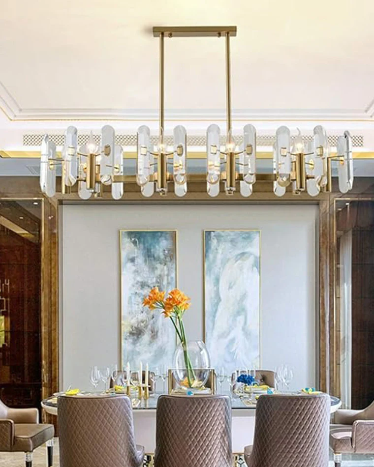 WOMO Linear Crystal Chandelier-WM2459 - Image 7