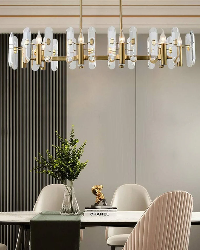 WOMO Linear Crystal Chandelier-WM2459 - Image 8