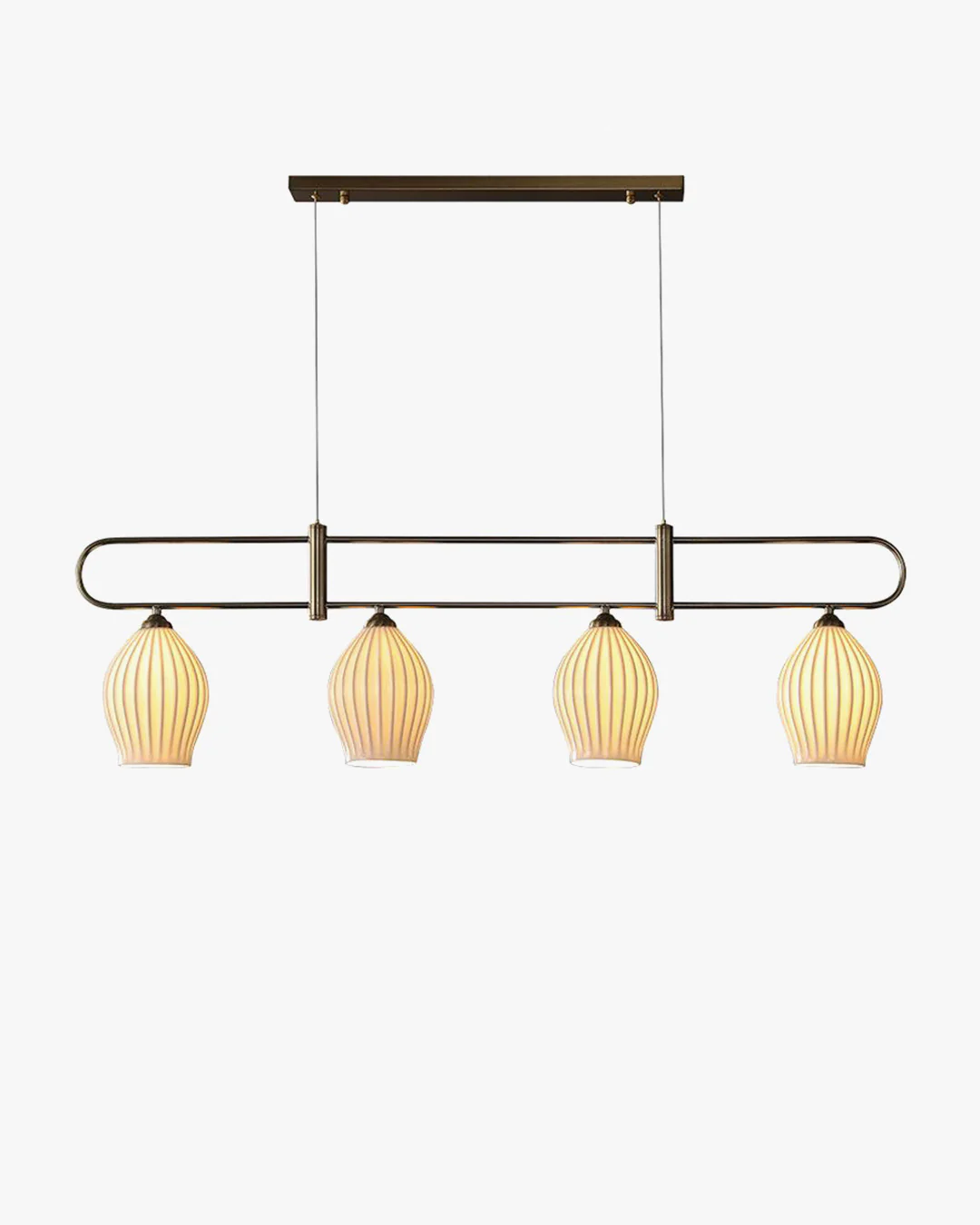 WOMO Ceramic Bud Linear Chandelier-WM2121b