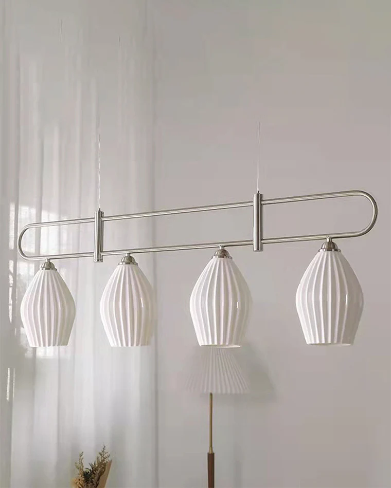 WOMO Ceramic Bud Linear Chandelier-WM2121b - Image 11