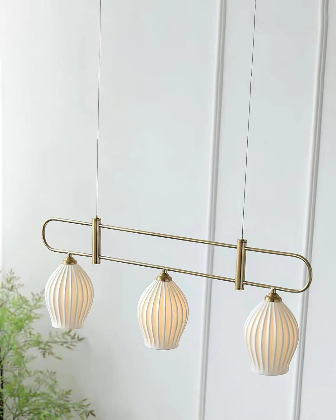 WOMO Ceramic Bud Linear Chandelier-WM2121b - Image 16