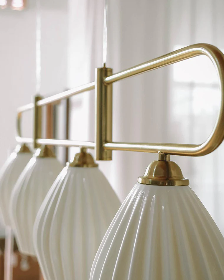 WOMO Ceramic Bud Linear Chandelier-WM2121b - Image 17