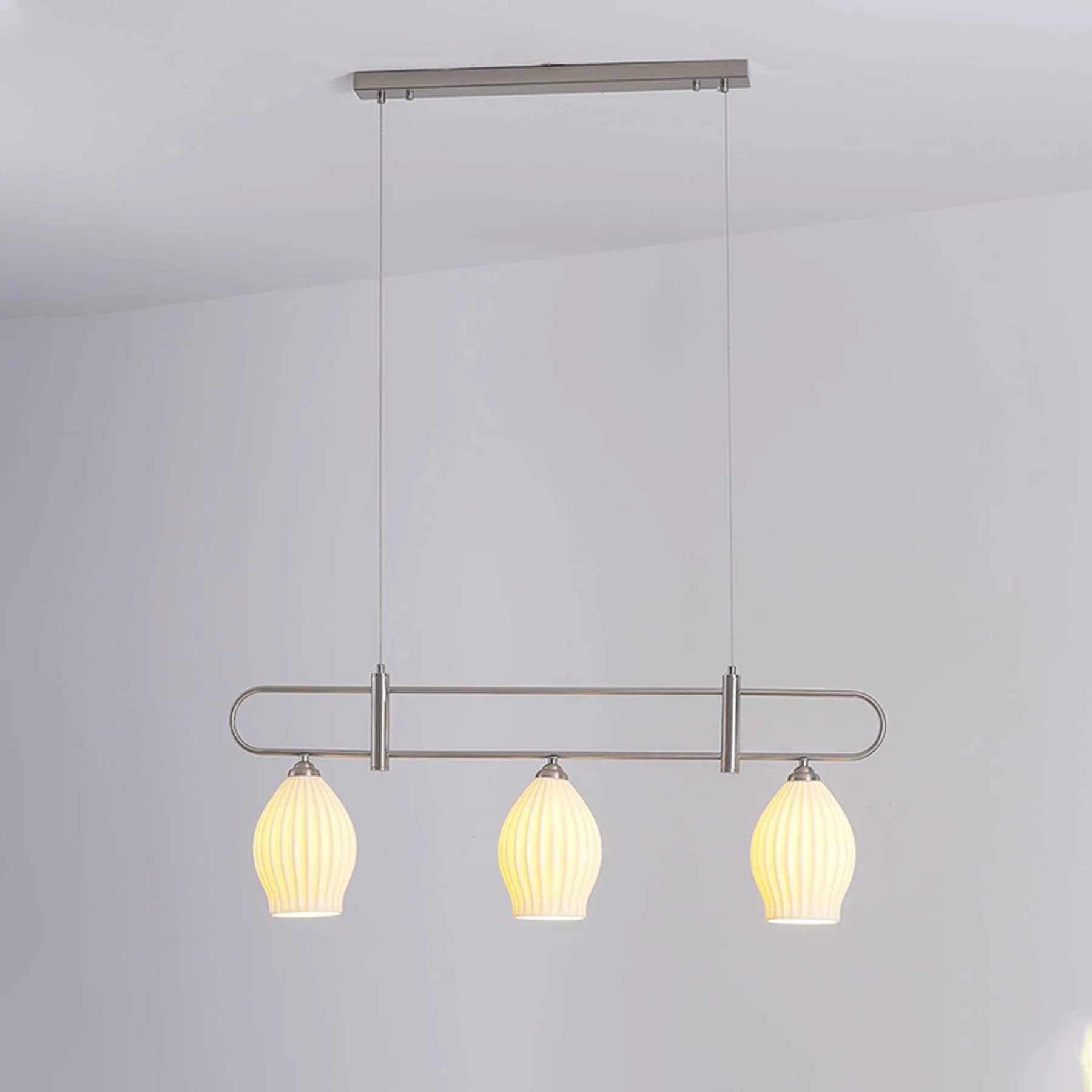 WOMO Ceramic Bud Linear Chandelier-WM2121b - Image 24