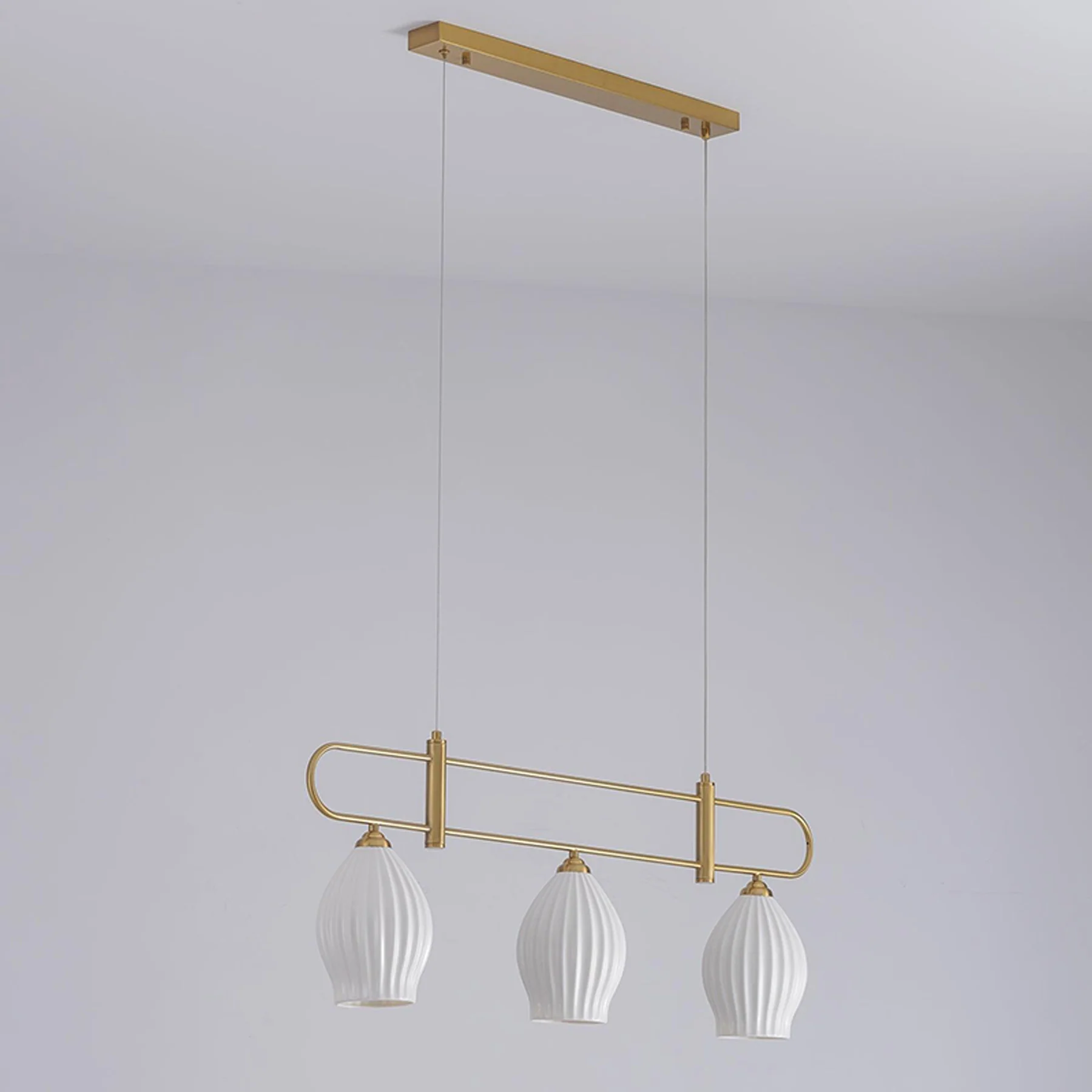 WOMO Ceramic Bud Linear Chandelier-WM2121b - Image 31