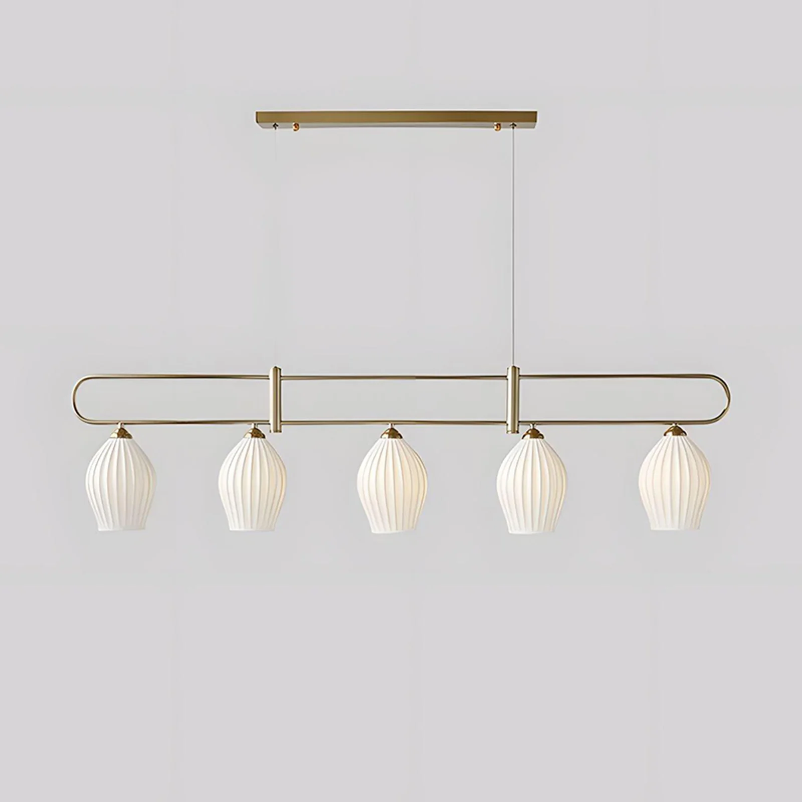 WOMO Ceramic Bud Linear Chandelier-WM2121b - Image 36