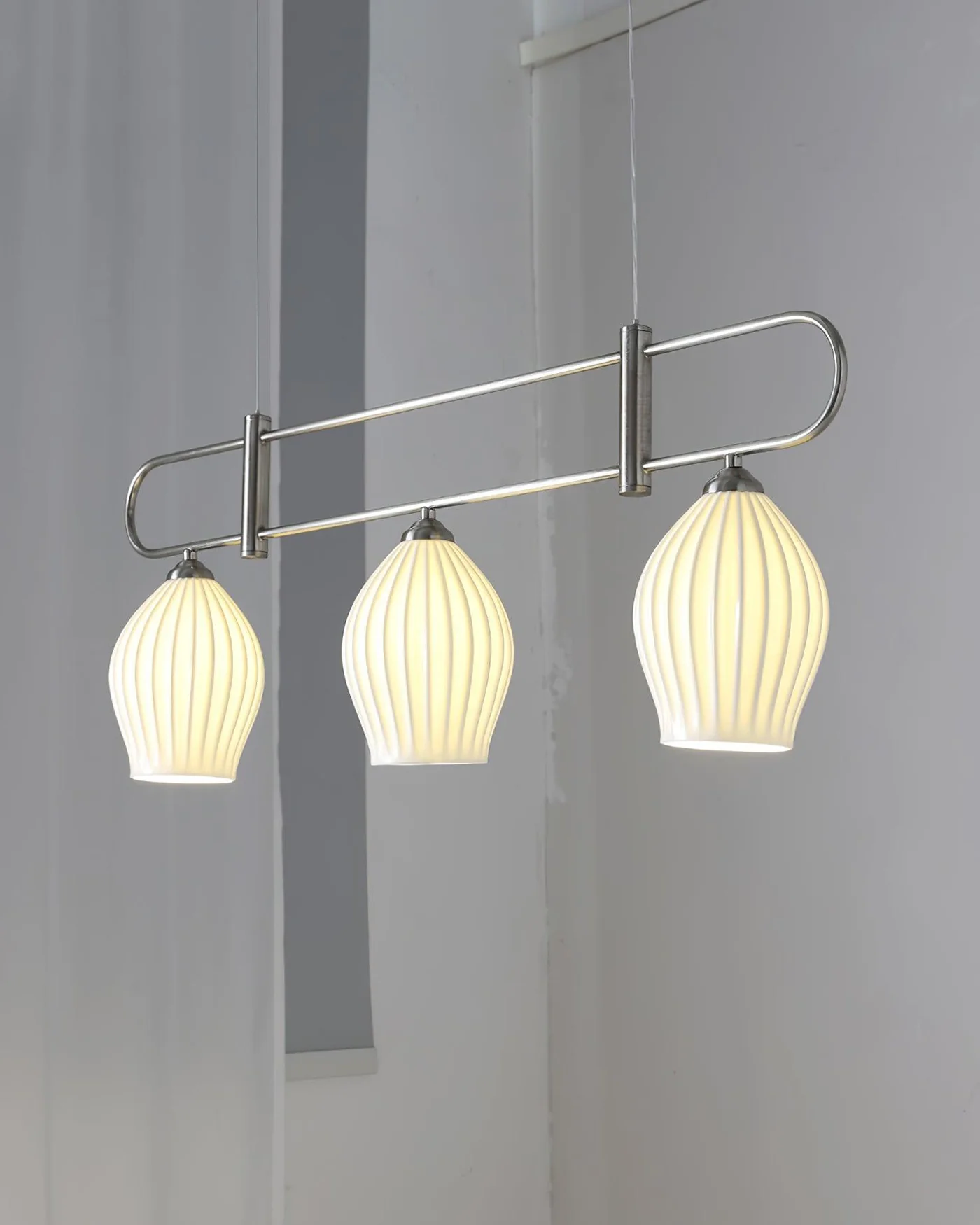 WOMO Ceramic Bud Linear Chandelier-WM2121b - Image 9
