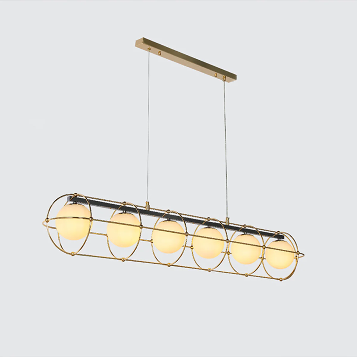 WOMO Glass Ball Linear Chandelier-WM2792 - Image 6