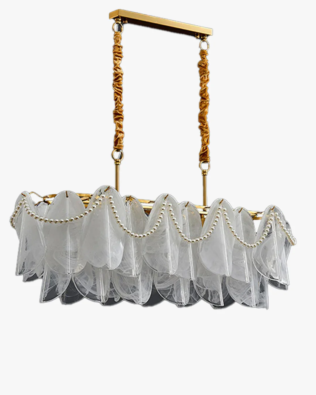 WOMO French Linear Glass Chandelier-WM2366 - Image 5