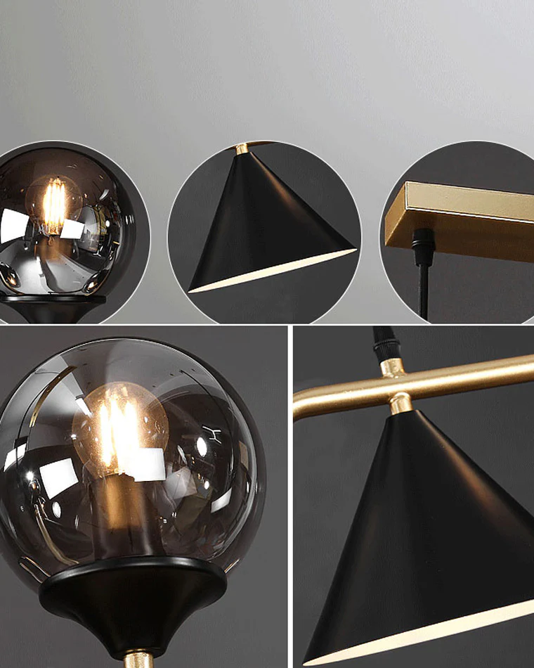 WOMO Linear Glass Globe Chandelier-WM2257 - Image 13