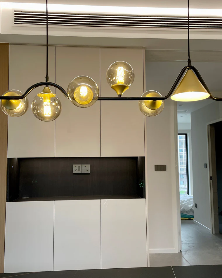 WOMO Linear Glass Globe Chandelier-WM2257 - Image 28