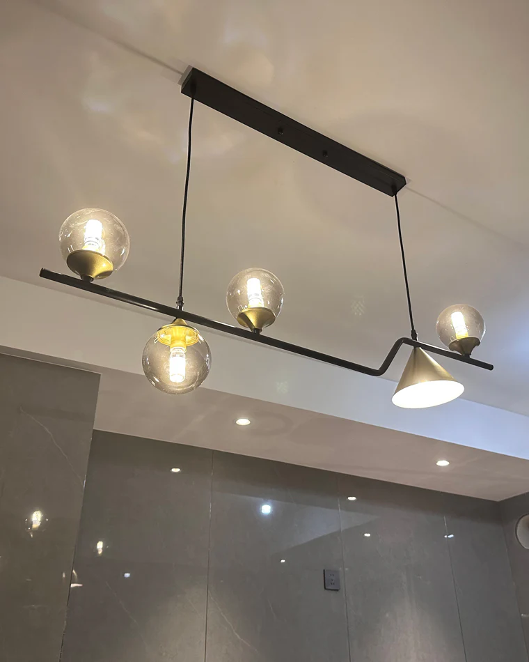 WOMO Linear Glass Globe Chandelier-WM2257 - Image 30