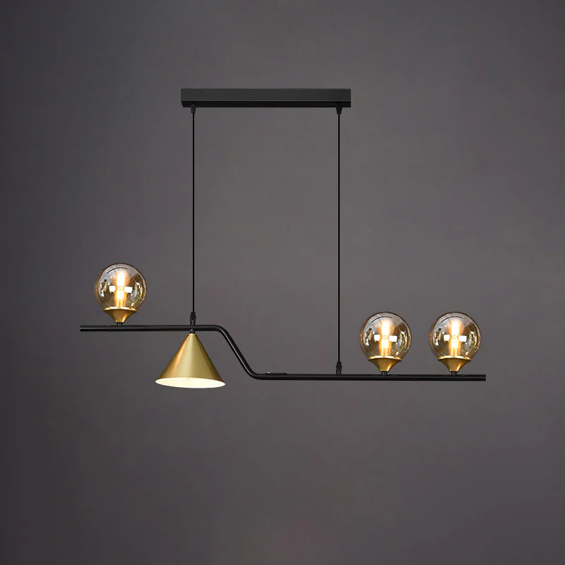 WOMO Linear Glass Globe Chandelier-WM2257 - Image 59