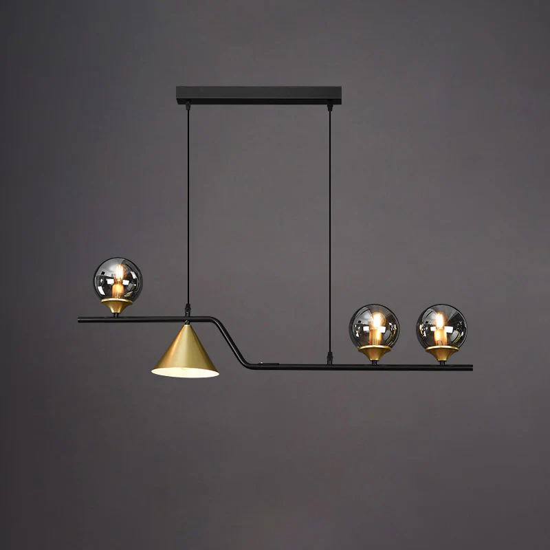 WOMO Linear Glass Globe Chandelier-WM2257 - Image 60