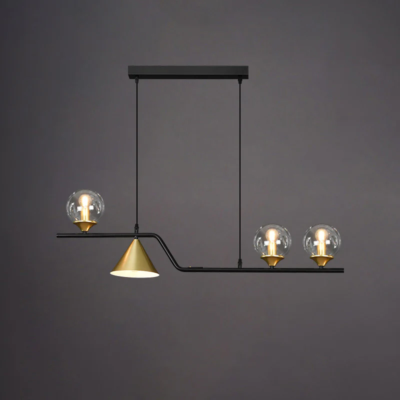 WOMO Linear Glass Globe Chandelier-WM2257 - Image 61