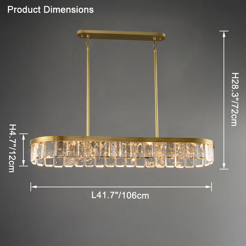 WOMO Linear Crystal Chandelier-WM2540 - Image 13