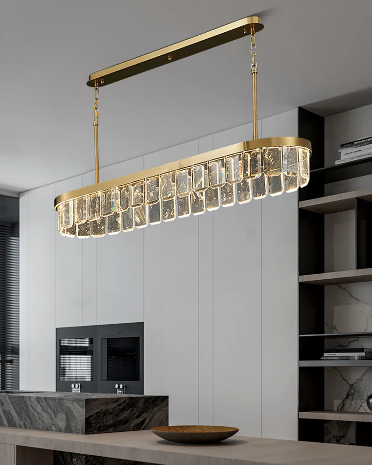WOMO Linear Crystal Chandelier-WM2540 - Image 9