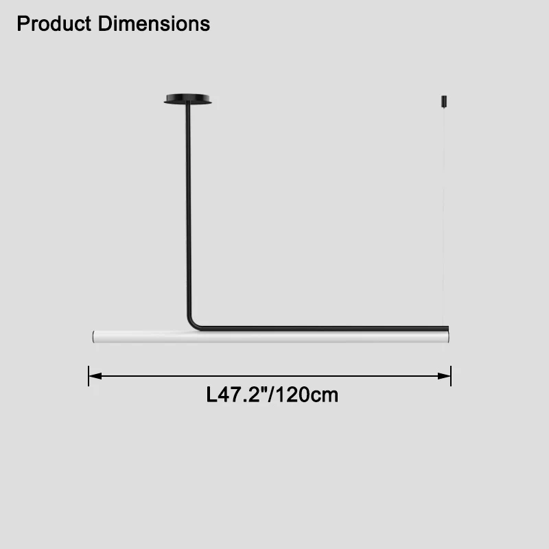 WOMO Linear Led Pendant Light-WM2526 - Image 11
