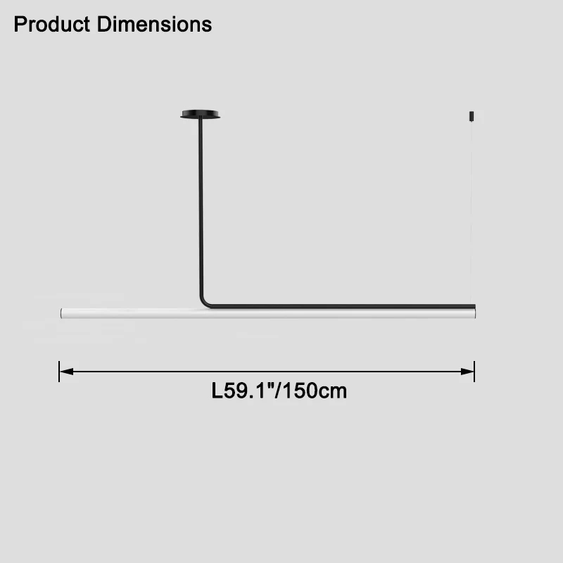 WOMO Linear Led Pendant Light-WM2526 - Image 13